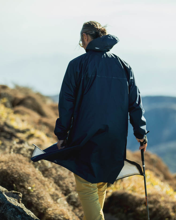 山と道 UL ALL weather Coat ネイビーS 山と道 / All Weather Jacket】軽い！蒸れない！めっちゃ快適