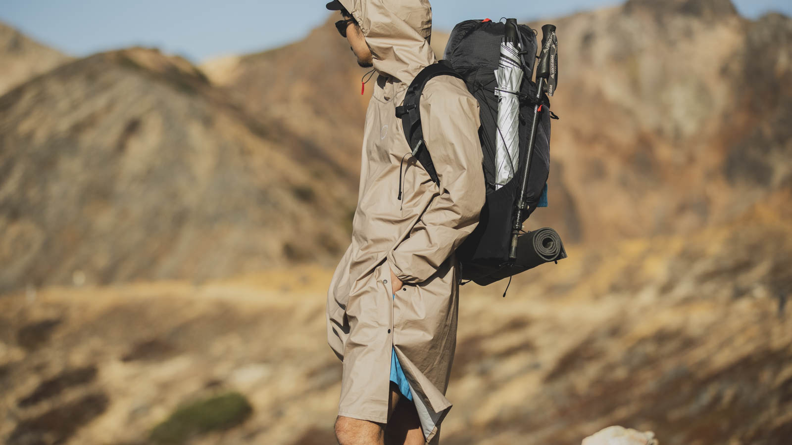 UL All-weather Long Hoody | Yamatomichi U.L. HIKE & BACKPACKING