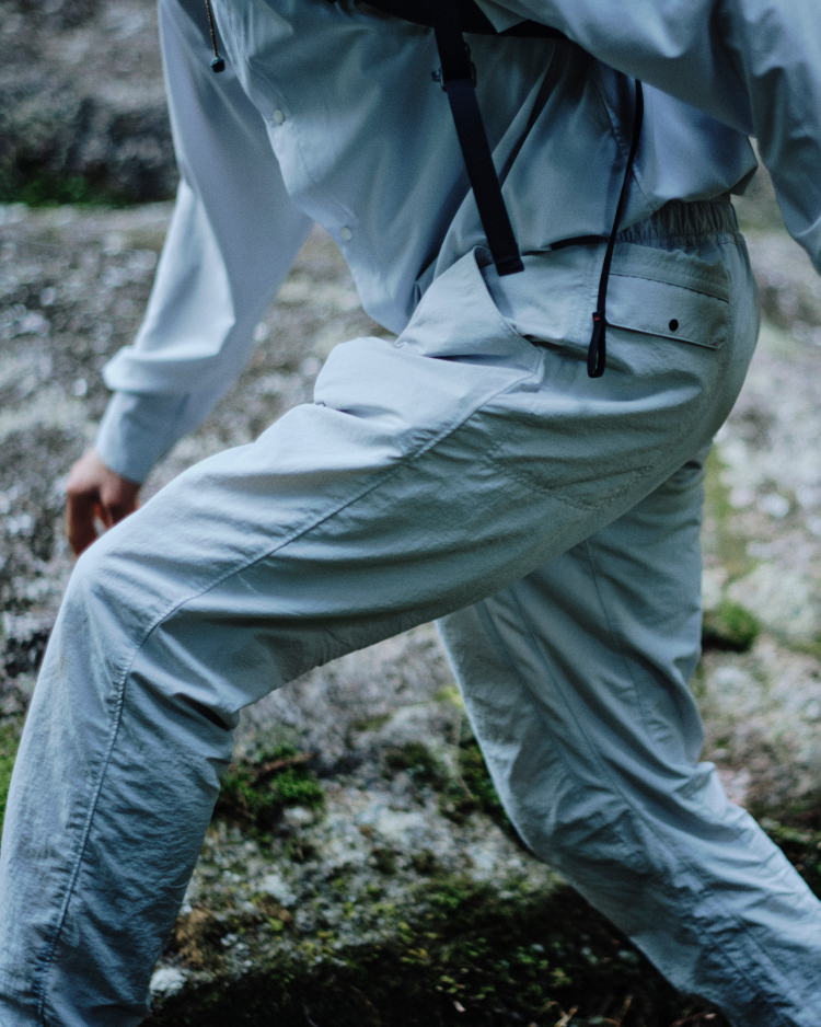 秋田市山と道　5-Pocket Pants MEN/M Glacier White パンツ