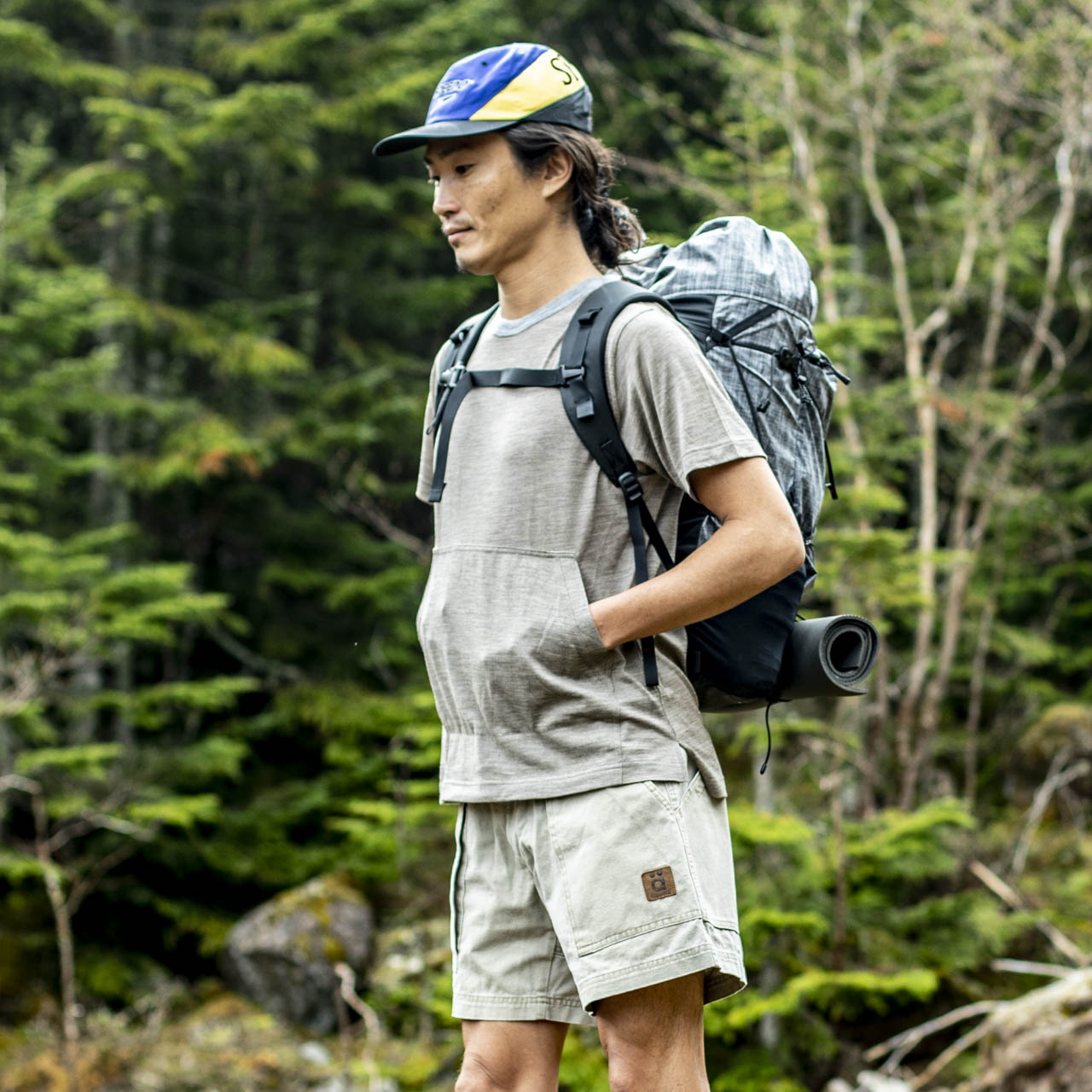 山と道 100% Light Merino Pocket T-shirt 100% Light Merino Pocket T