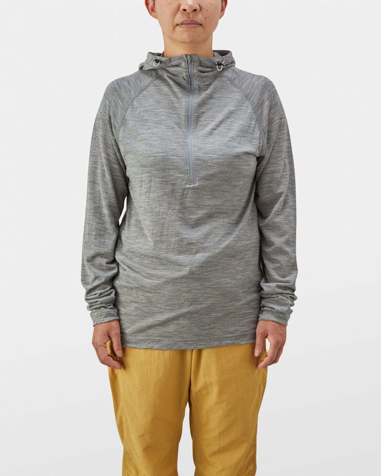 100% Merino Light Hoody C 2022 | 山と道 U.L. HIKE & BACKPACKING