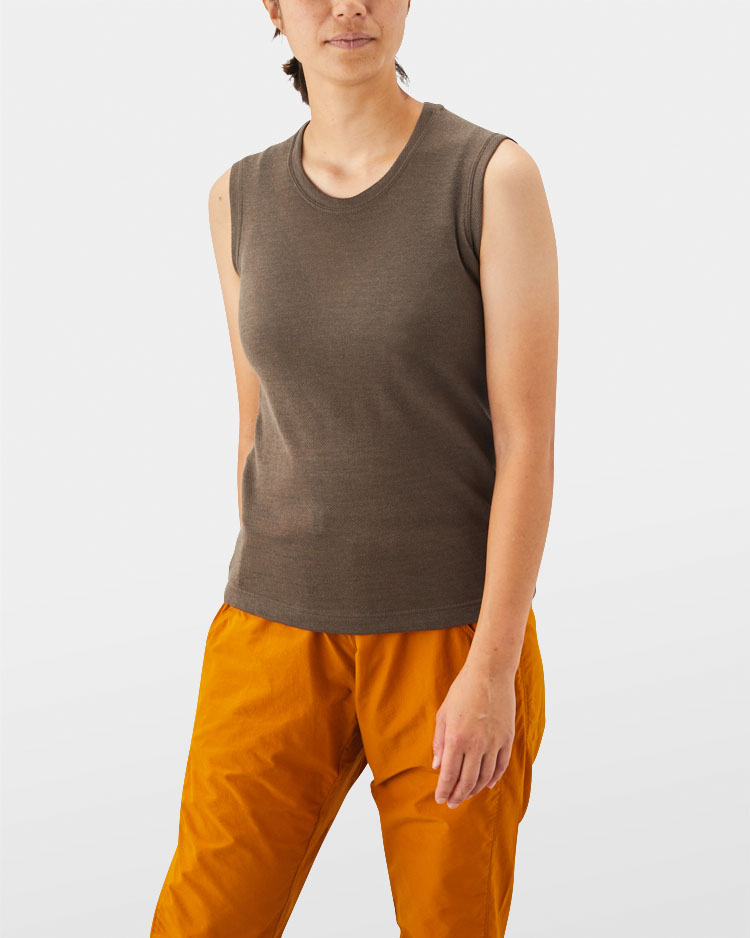 DF Mesh Merino Sleeveless | 山と道 U.L. HIKE & BACKPACKING