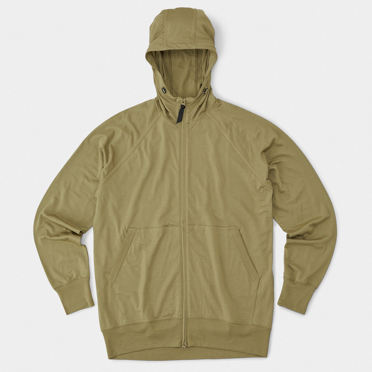 100% Merino Zip Hoody | 山と道 U.L. HIKE & BACKPACKING