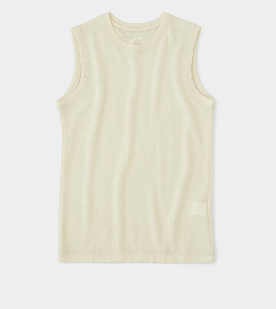 DF Mesh Merino Sleeveless | 山と道 U.L. HIKE & BACKPACKING