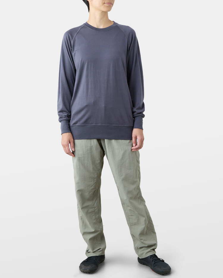 100% Merino Pullover | 山と道 U.L. HIKE & BACKPACKING