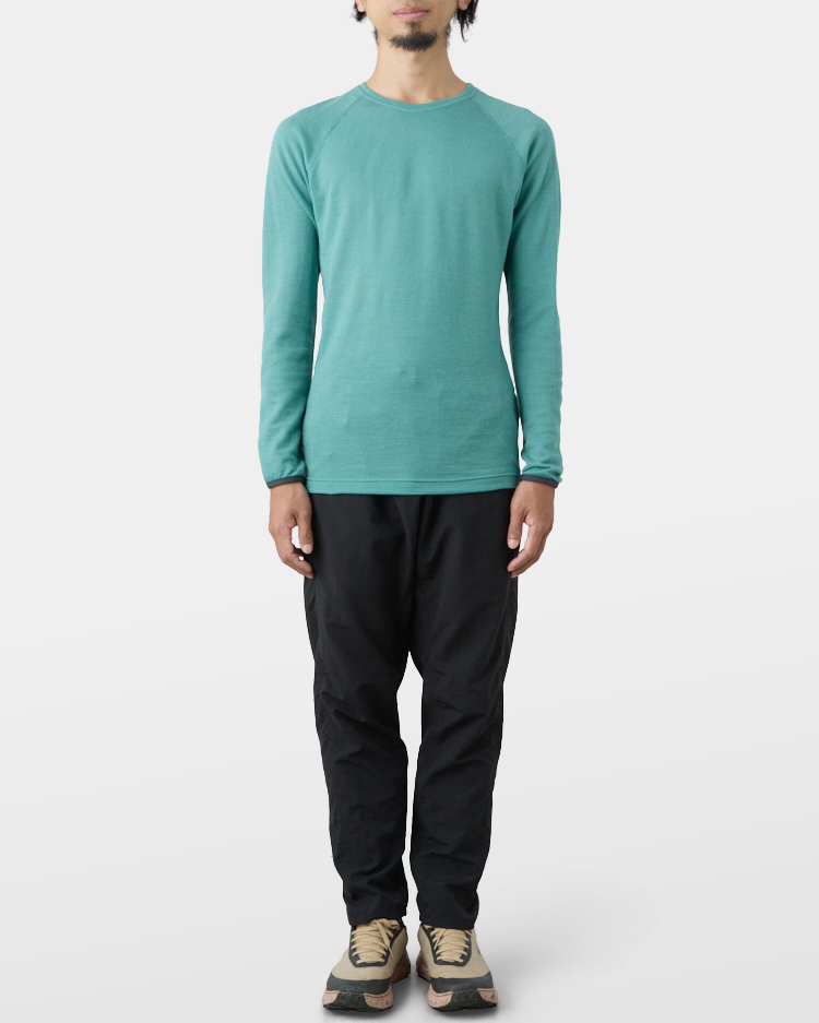 山と道　DF Mesh Merino Long Sleeve 山と道｜DF Mesh Merino Long Sleeve（Unisex) - NATURAL ANCHORS