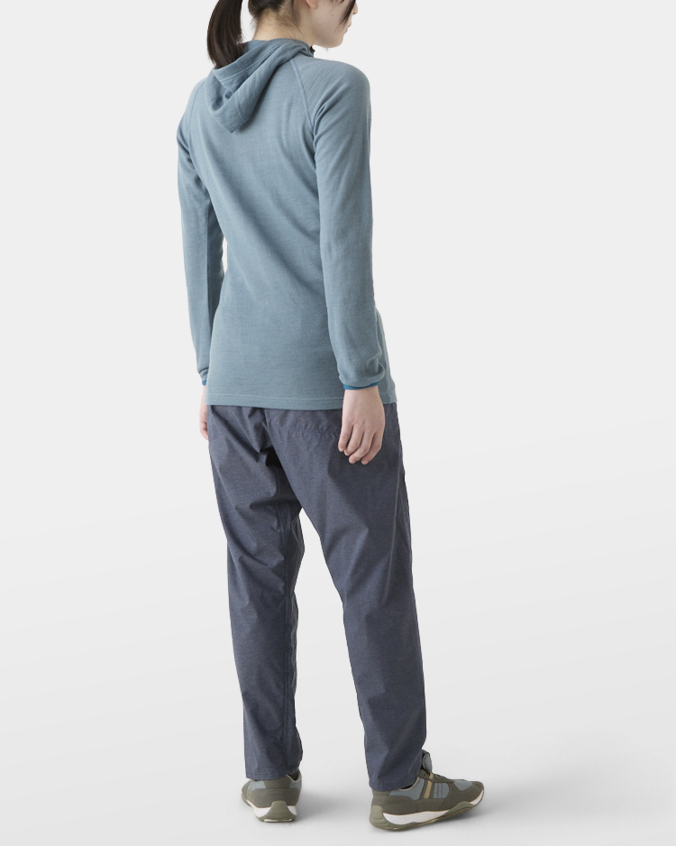 DF Mesh Merino Half Zip Hoody | 山と道 ULTRALIGHT HIKING