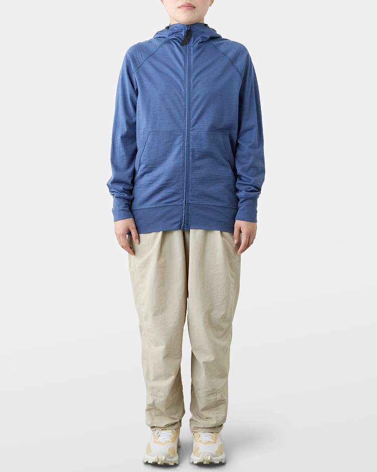 100% Merino Zip Hoody | 山と道 U.L. HIKE & BACKPACKING