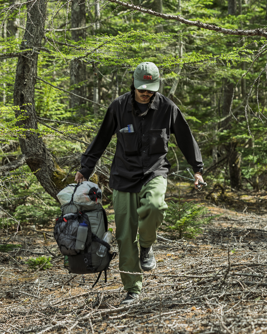 山と道 UL Big Pocket Shirt ブラック M 新品未使用 UL Big Pocket Shirt | 山と道 U.L. HIKE & BACKPACKING