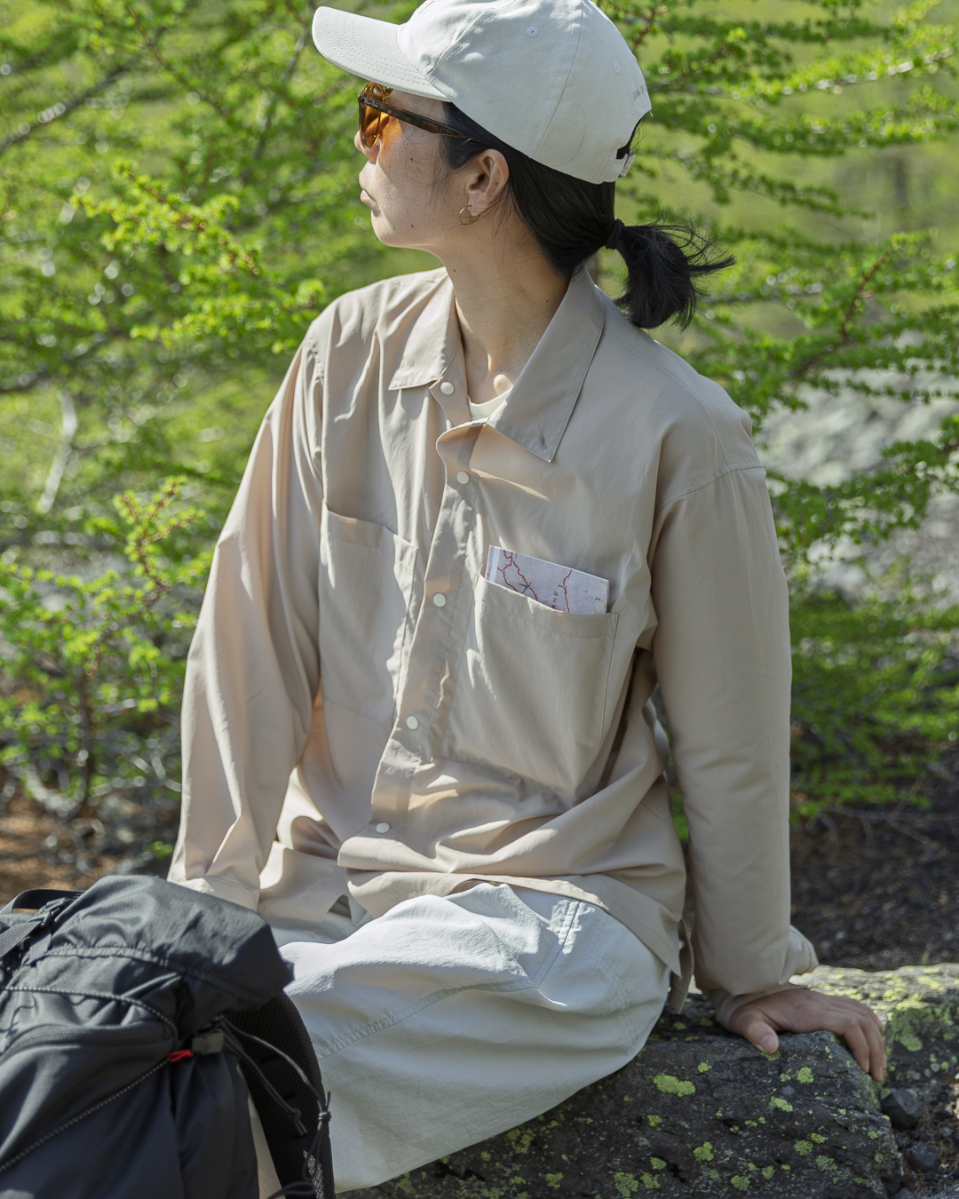 山と道 UL Big Pocket Shirt ブラック M 新品未使用 山と道 UL Big Pocket Shirt - Unisex ※在庫あり | L