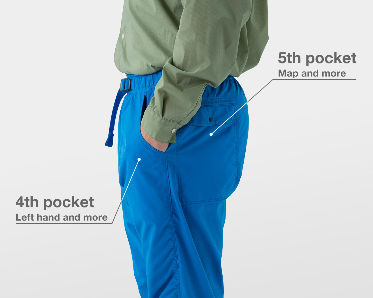 DW 5-Pocket Pants C | 山と道 U.L. HIKE & BACKPACKING