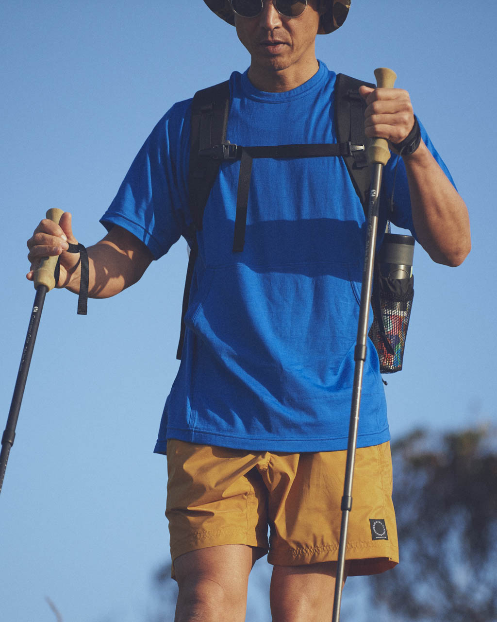 山と道 Merino Light Kangaroo Pocket - XS C 100% Merino LightKangaroo Pocket C | 山と道 U.L. HIKE & BACKPACKING