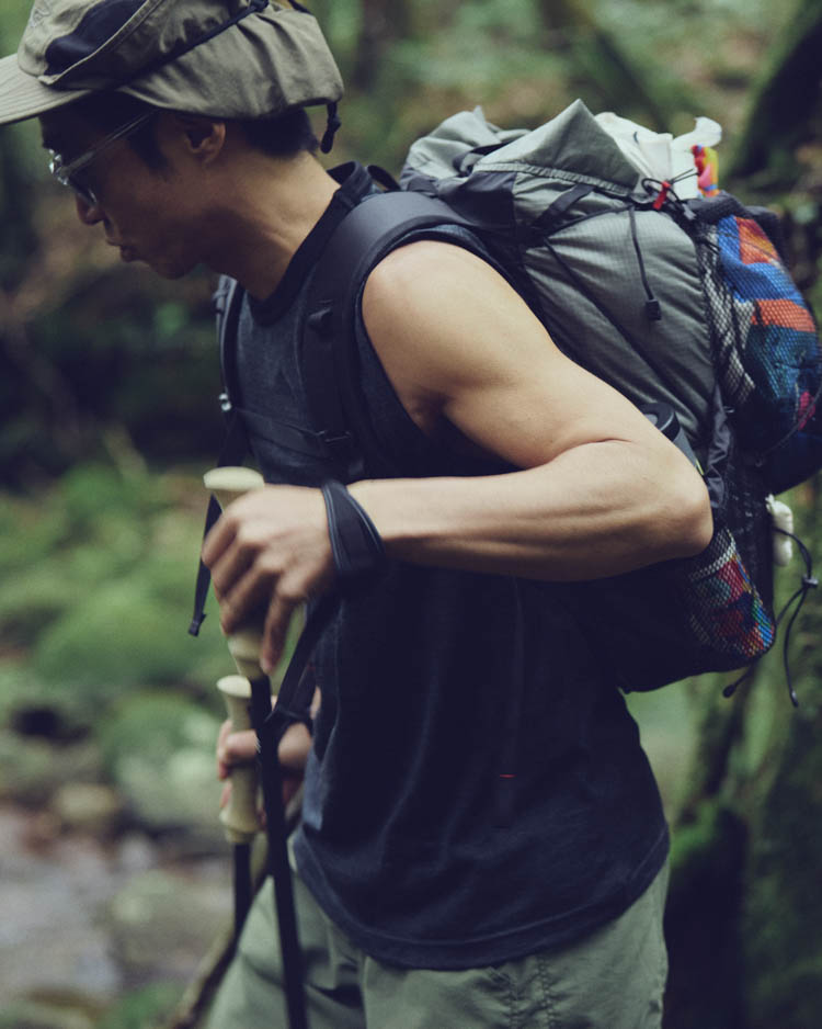 山と道 100% Merino Light sleeveless タンクトップ 100% Merino Light Sleeveless C | 山と道 U.L. HIKE & BACKPACKING