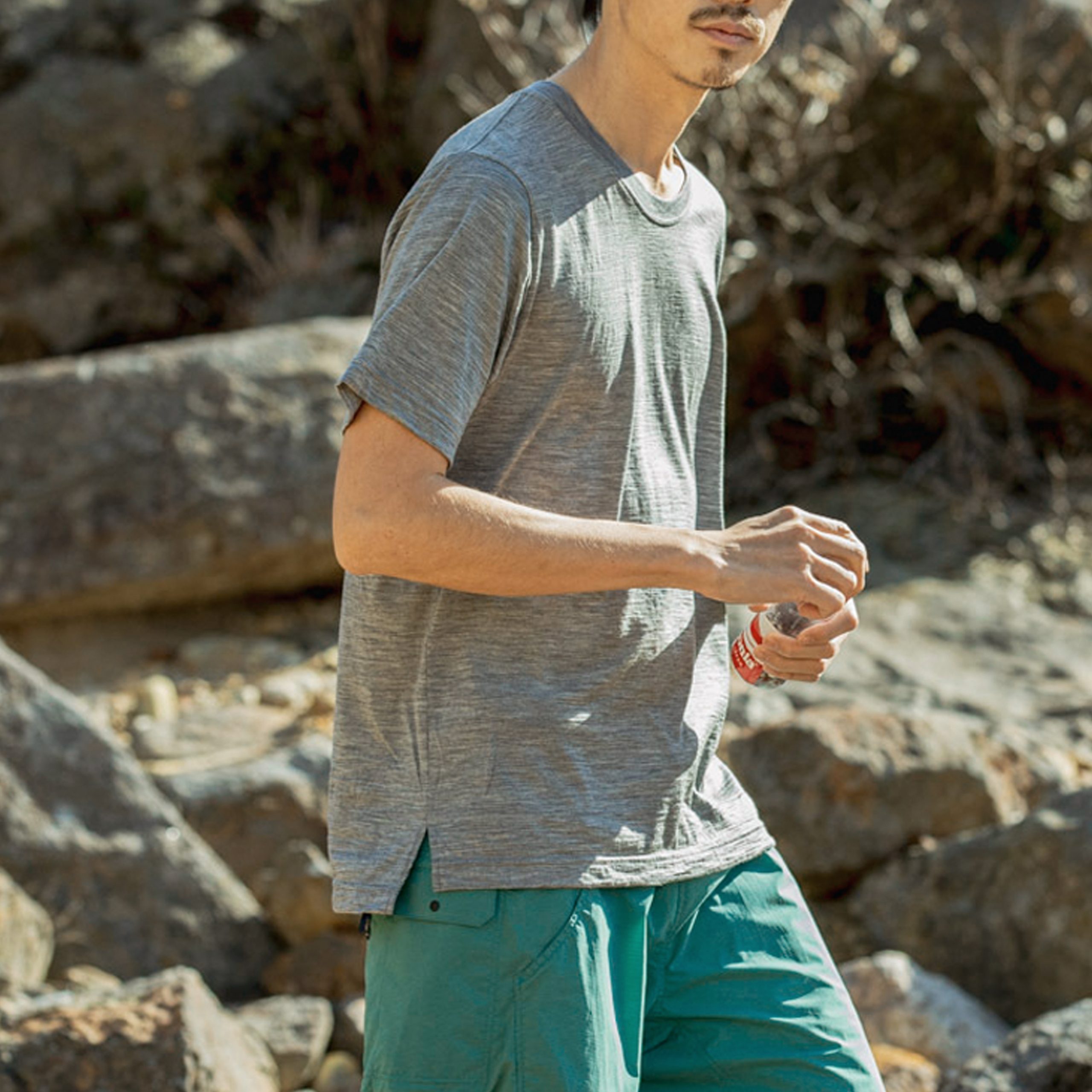 山と道　100% MERINO light crew neck Sサイズ 100% Merino LightCrew Neck8/9(火)10:00から24時間オンラインショップ