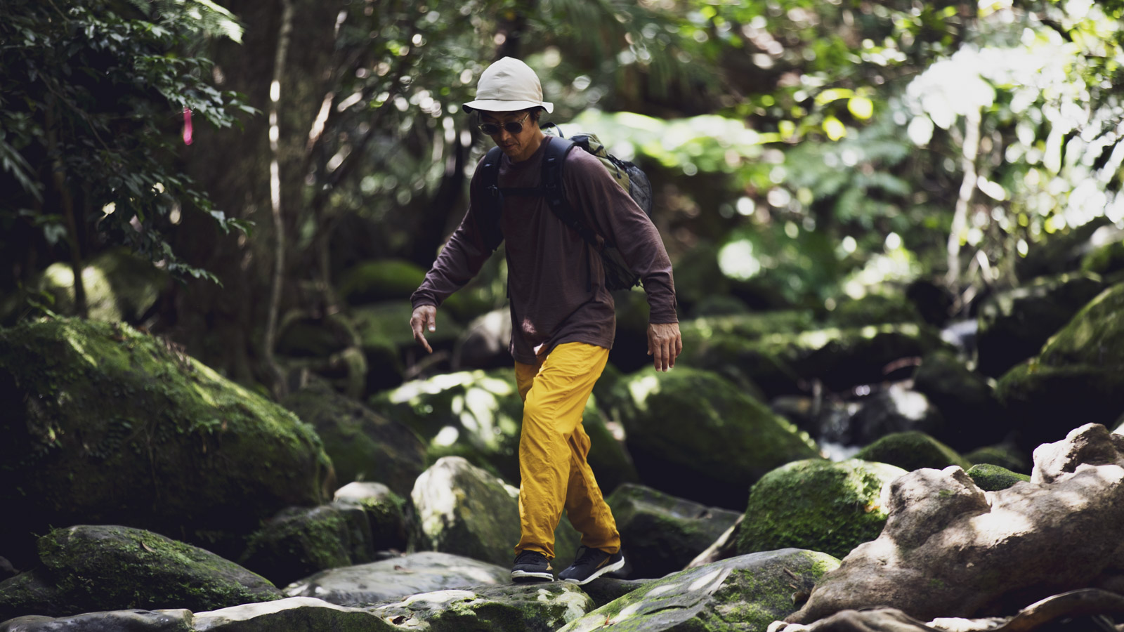 日本製在庫山と道 DW 5-Pocket Pants MEN L 登山ウェア・アウトドアウェア