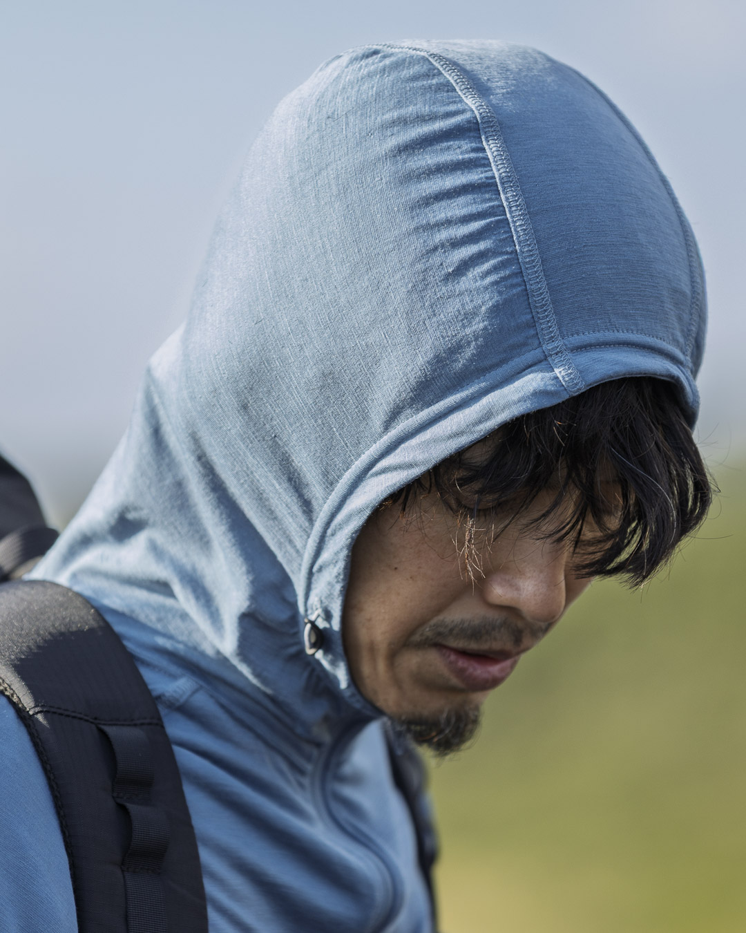 100% Light Merino Half Zip Hoody | Yamatomichi U.L. HIKE & BACKPACKING