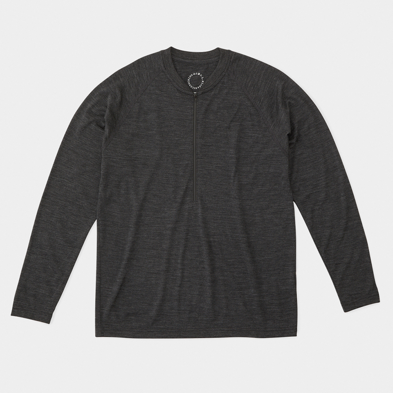 100% Merino Light Long Sleeve Zip | 山と道 U.L. HIKE & BACKPACKING