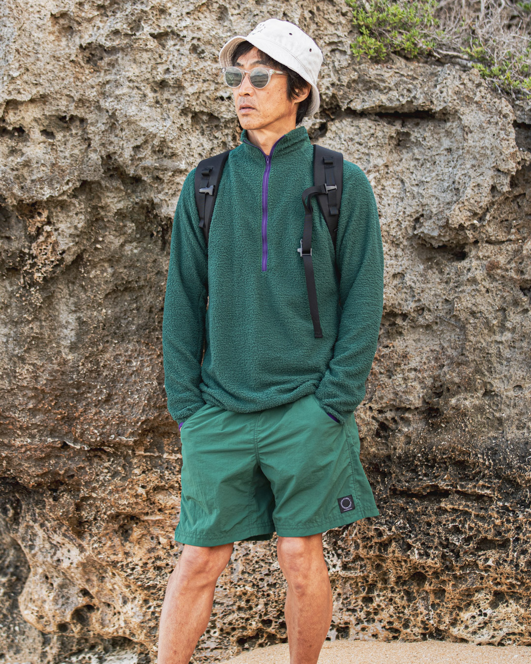 山と道 あさく 5-Pocket Shorts Deep Cobalt Lサイズ