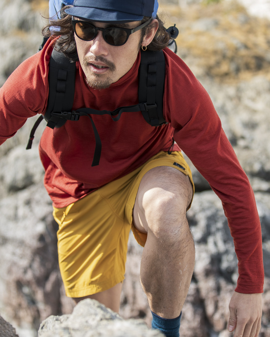 素敵な 100% Light BACKPACKING & HIKE U.L. 山と道 | Sleeve Long Merino 長袖Tシャツ