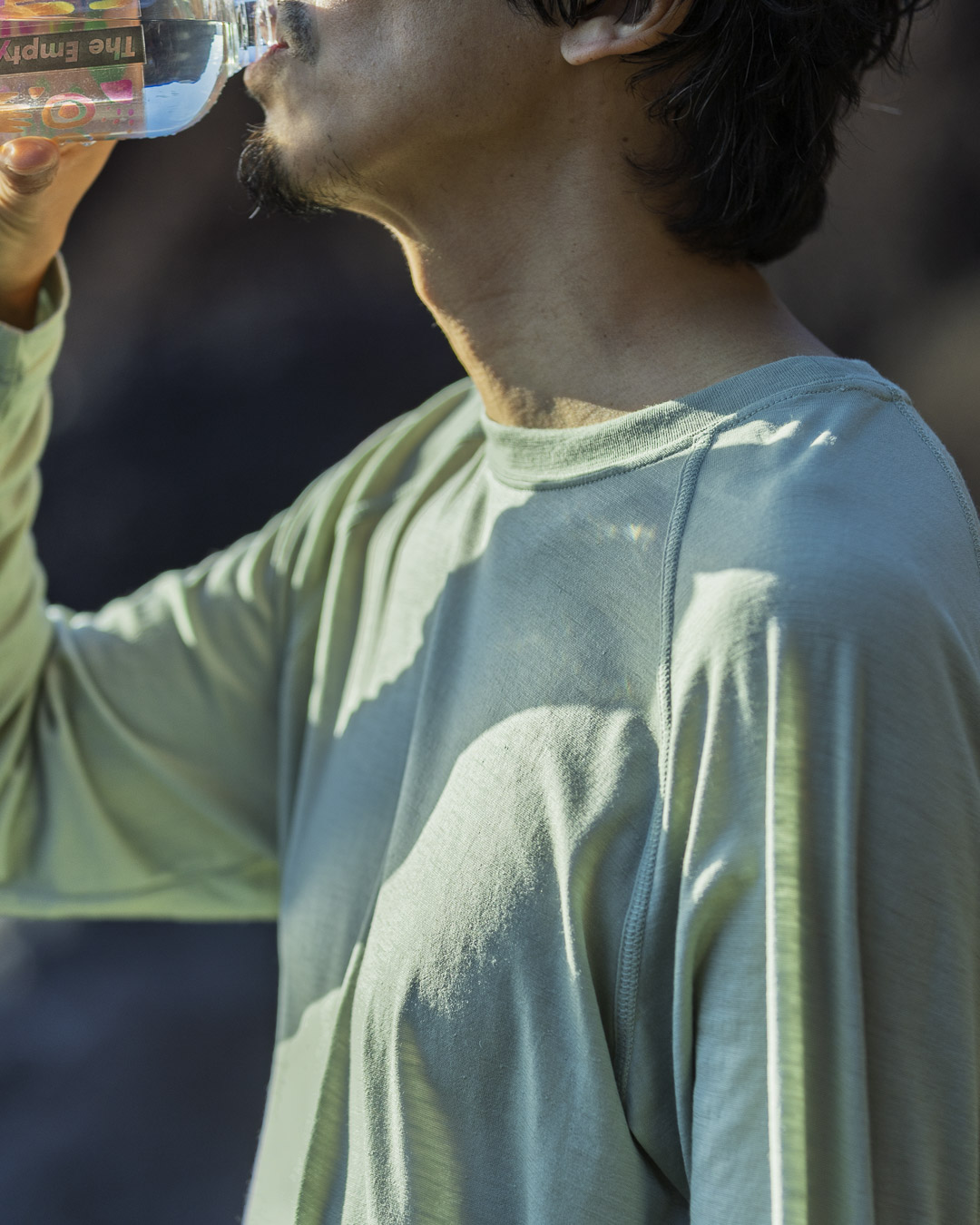 100% Light Merino Long Sleeve | 山と道 U.L. HIKE & BACKPACKING