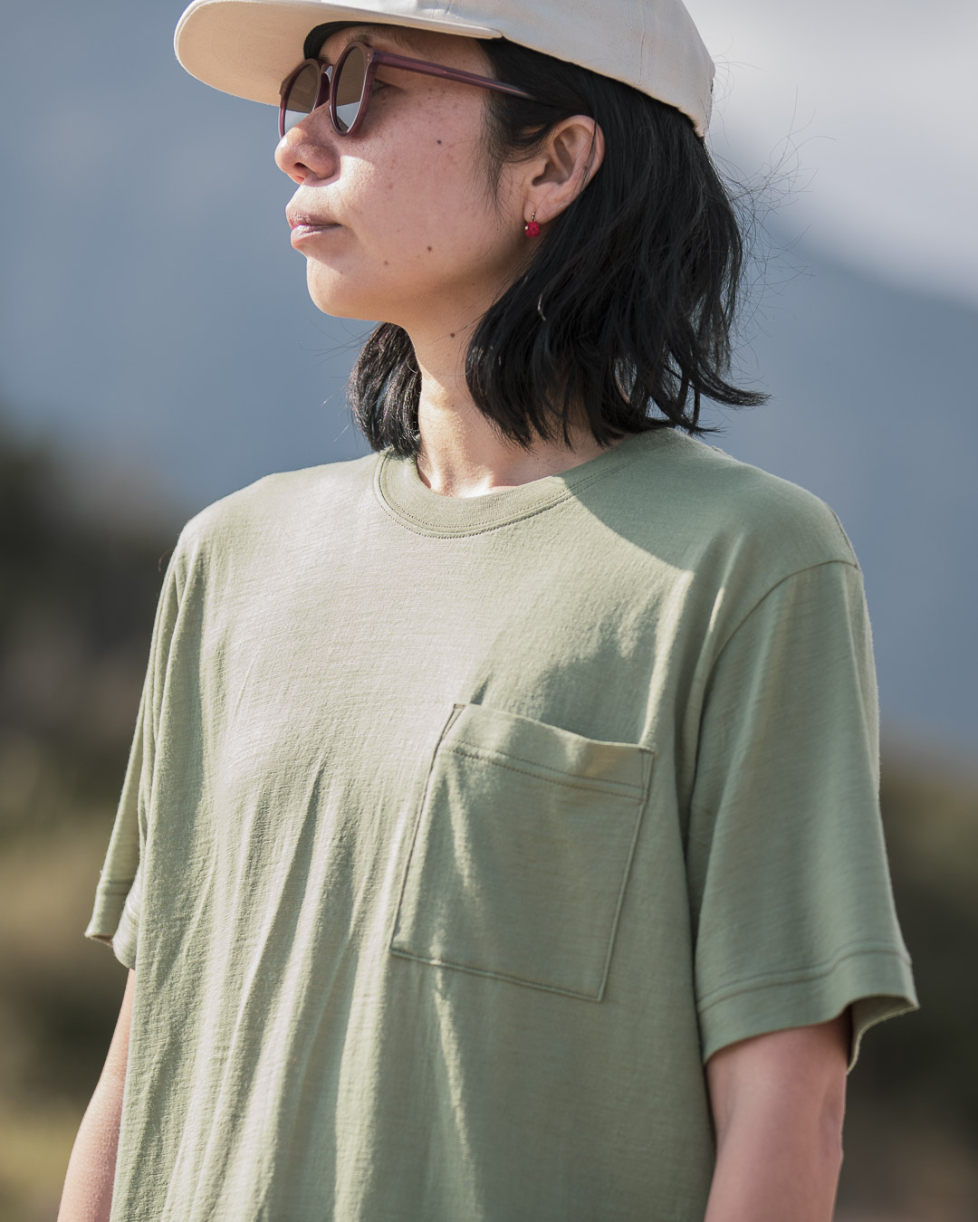 100% Light Merino Pocket T-shirt | 山と道 U.L. HIKE