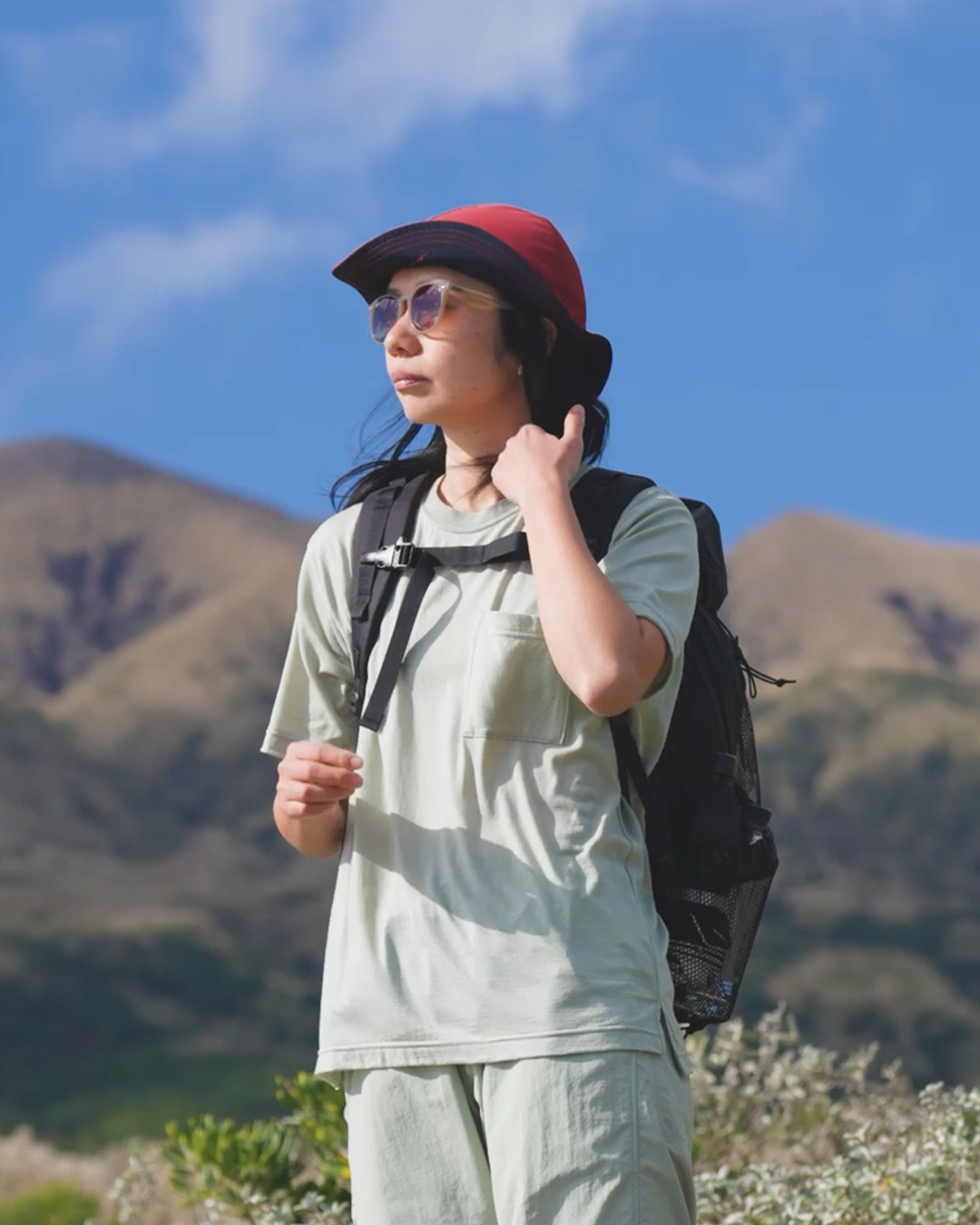 100% Light Merino Pocket T-shirt | 山と道 U.L. HIKE & BACKPACKING