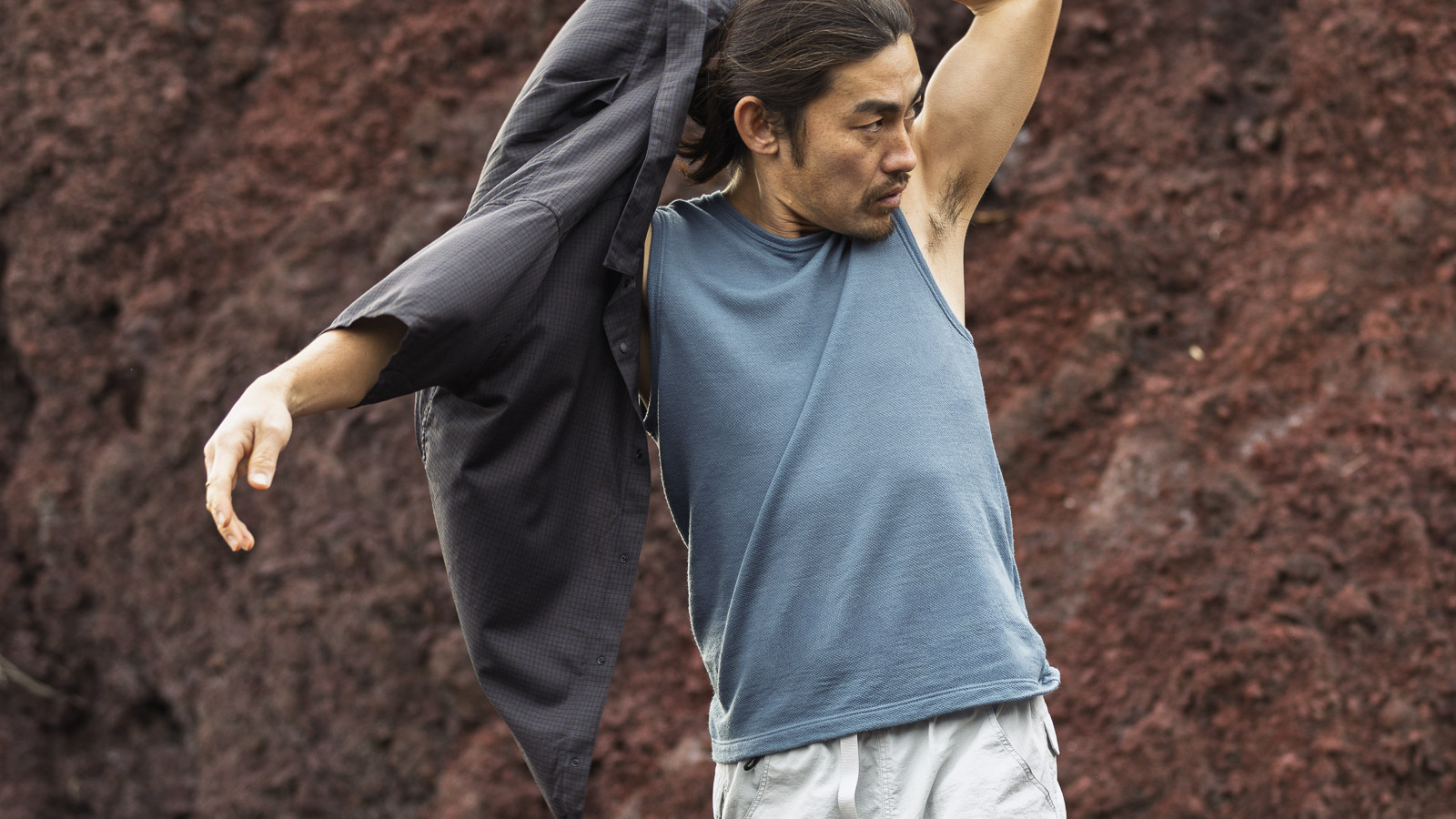 DF Mesh Merino Sleeveless | 山と道 U.L. HIKE & BACKPACKING