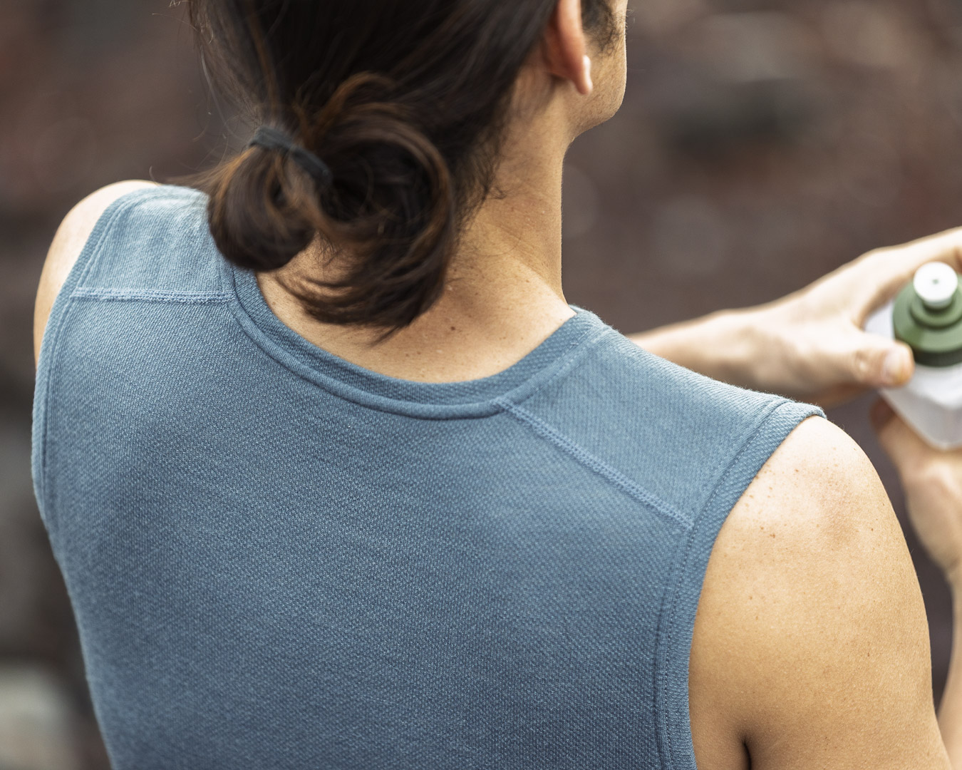 DF Mesh Merino Sleeveless | 山と道 U.L. HIKE & BACKPACKING