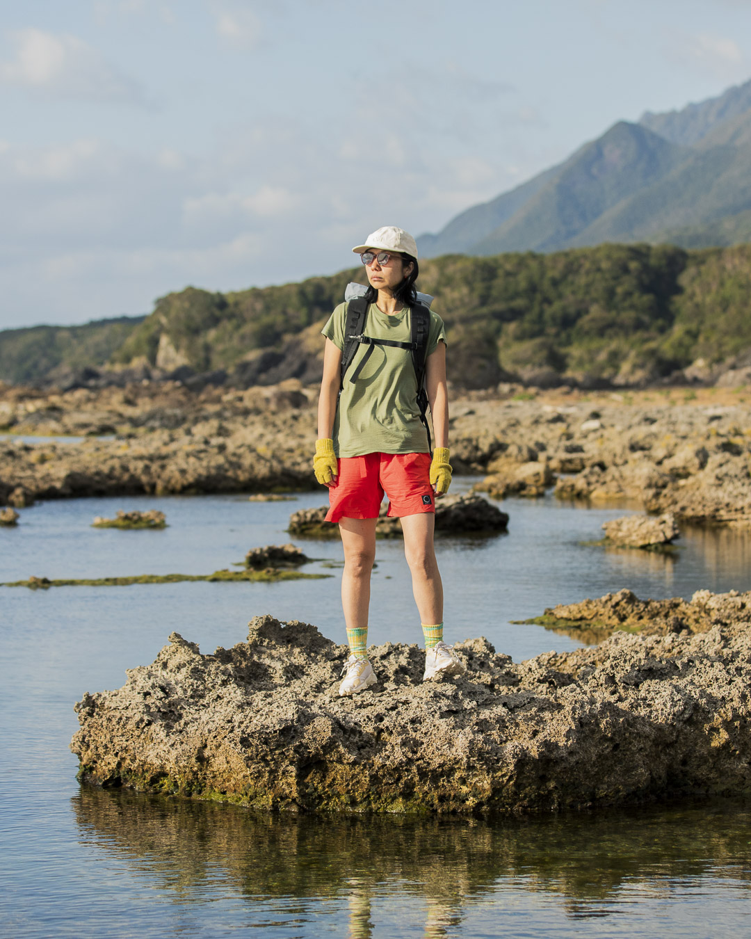 Women's 5-Pocket Shorts #Glacier White｜山と道 – moderate