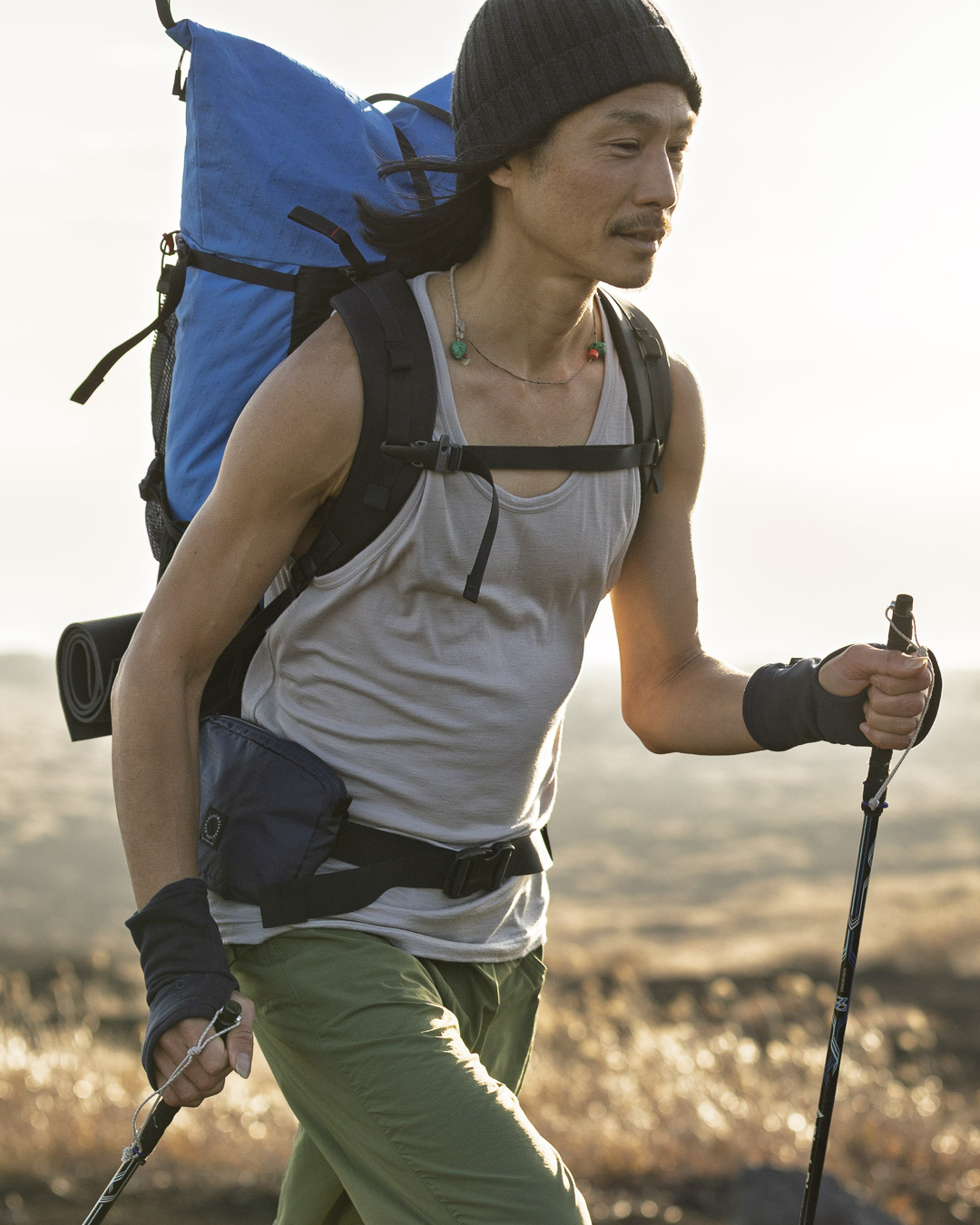 100% Light Merino Tank Top | 山と道 U.L. HIKE & BACKPACKING