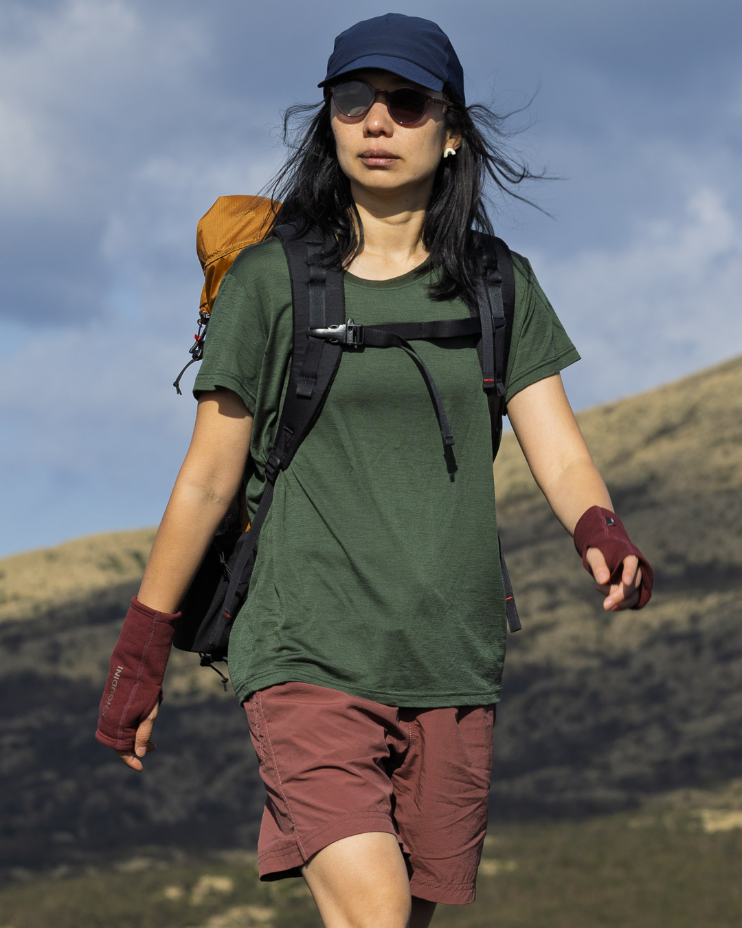 山と道　100%メリノライトフレンチスリーブC 未使用品　レディース 100% Merino LightFrench Sleeve C | 山と道 U.L. HIKE & BACKPACKING