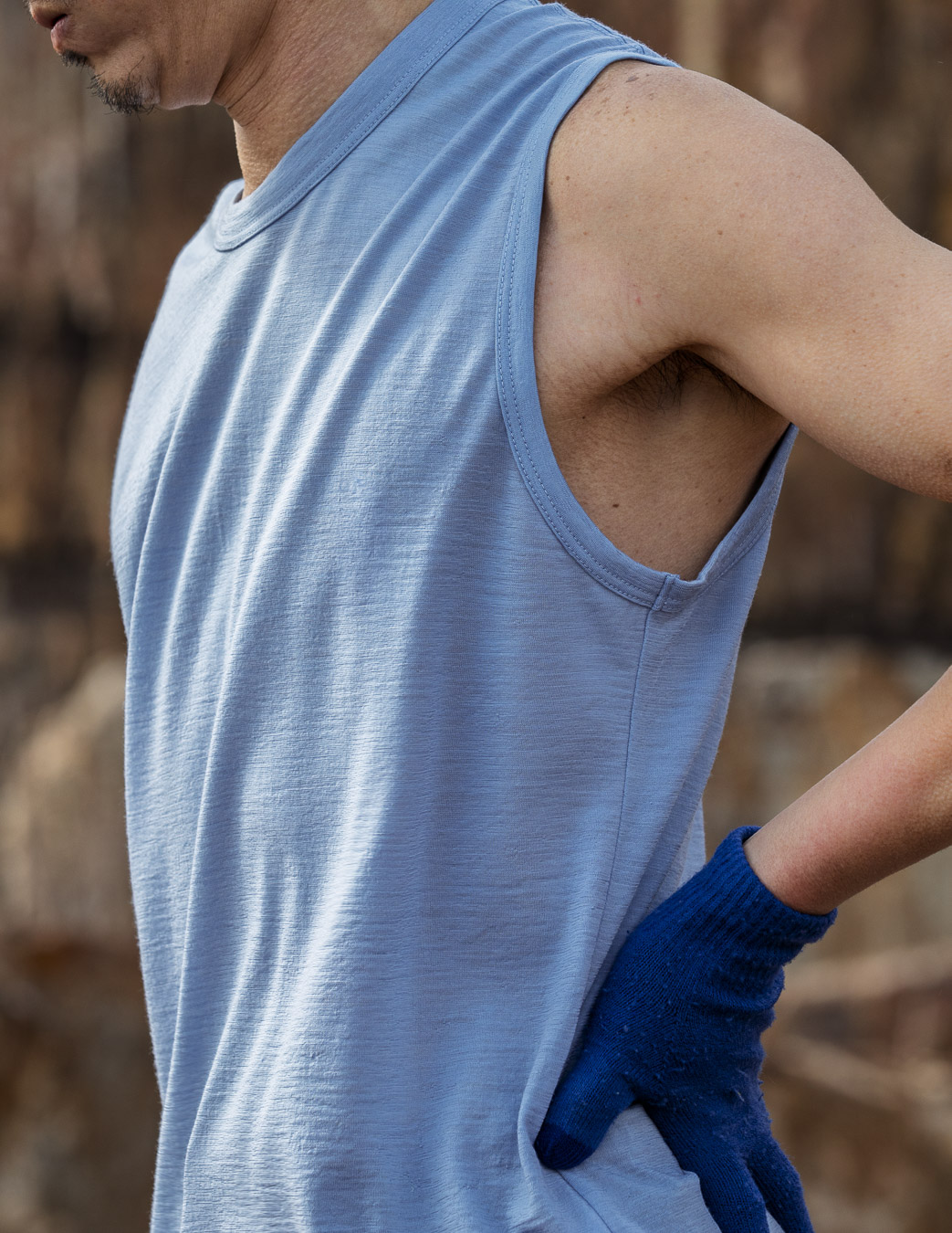 100% Light Merino Sleeveless | 山と道 U.L. HIKE & BACKPACKING