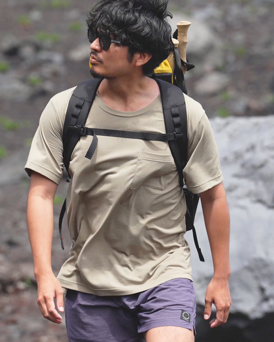 山と道　Chemical B Pocket T-shirt Off White Chemical B Pocket T-shirt | Yamatomichi U.L. HIKE & BACKPACKING